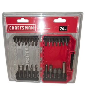 NEW Craftsman 24 PC Screwdriver Bit Set Magnetic Tip Holder‎ New unopened
